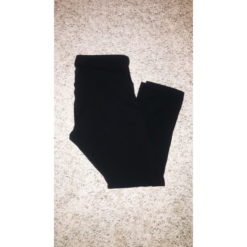 Black Cropped Lululemon Leggings